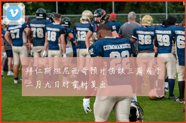 拜仁斯坦尼西奇预计伤缺三周或于二月九日对霍村复出
